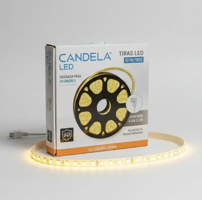 Tira Led Cabdela 220v 120 Led/m Apta Exterior