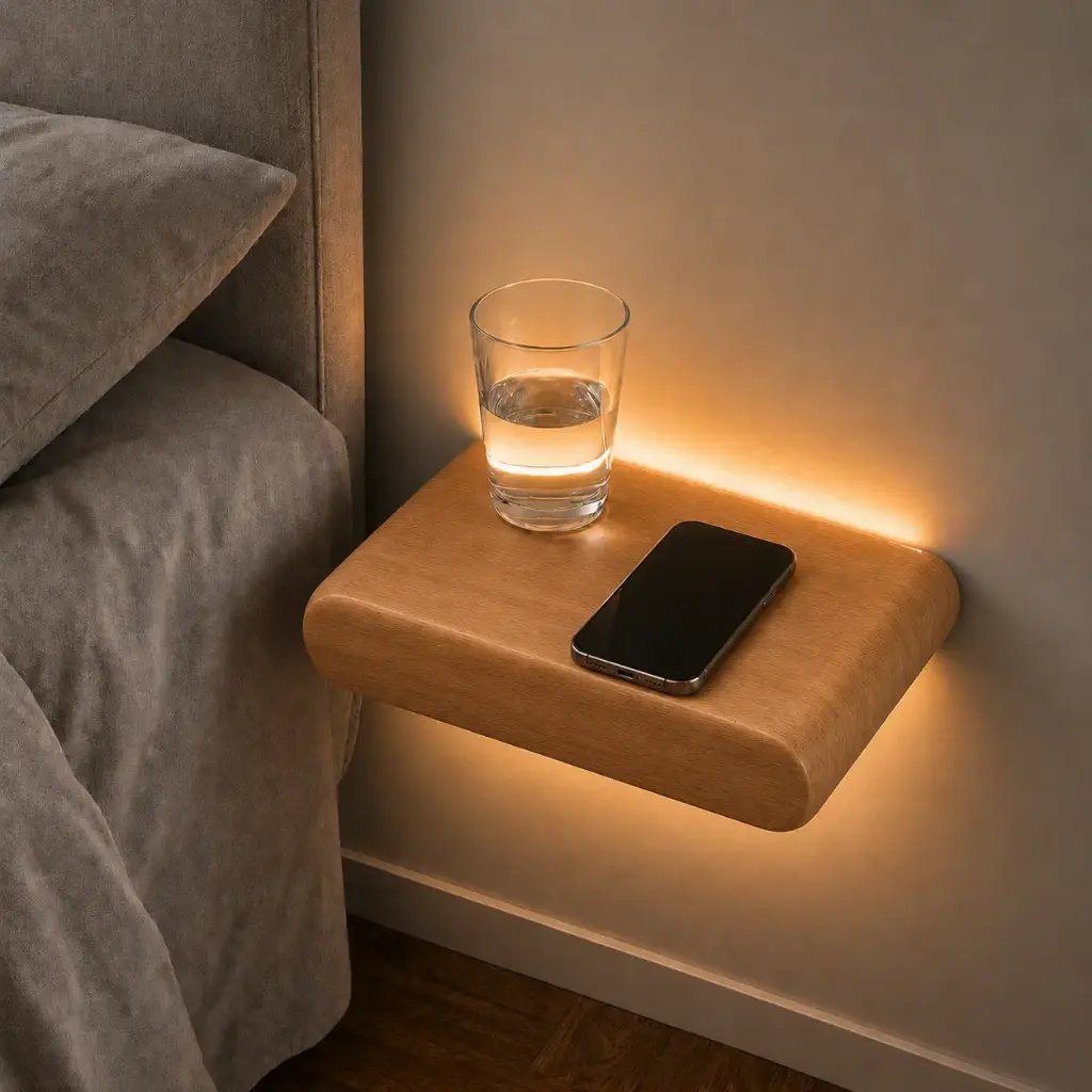 Estante Mesa de Luz 30x20x5cm Ovlo 