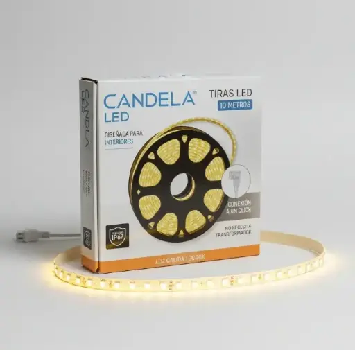 Tira Led Cabdela 220v 120 Led/m Apta Exterior
